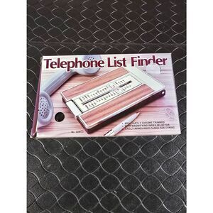 Vintage Telephone List Finder-New #B14